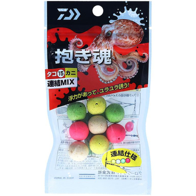 Приманка для осьминога Daiwa Dakitama Tako 15R цвет MIX