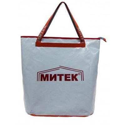 Сумка Митек без крышки, овал 50х20х50 (серый)