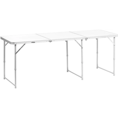 Стол складной Nisus Folding 3-section table (N-FT-625-3A) трехсекционный, 180х60х70