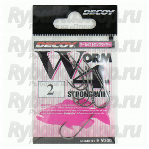 Крючок одинарный Decoy Worm 4 № 2