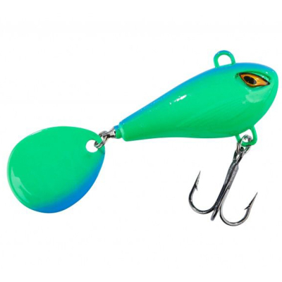 Тейл-спиннер Balzer Shirasu Colonel Spin Buddy UV 40мм 12гр. пластик цв. Blue Melon (13662 128)