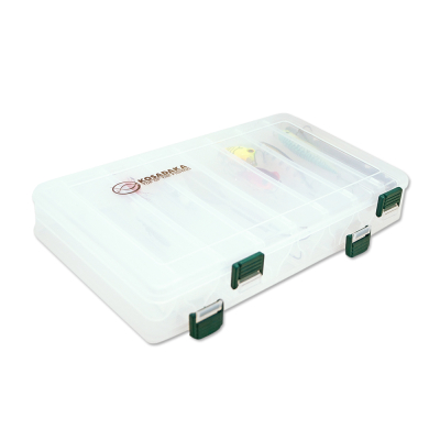 Коробка Kosadaka TB2100, 275x185x50мм, для воблеров, двухсторонняя TB-2100