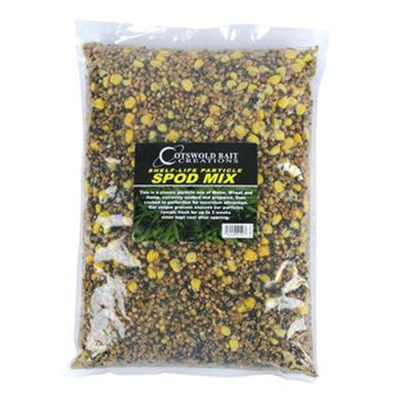 Консервированная приманка Cotswold Baits Shelf Life Particle Coconut Spod Mix 1кг CB0489 (кокосовый микс)
