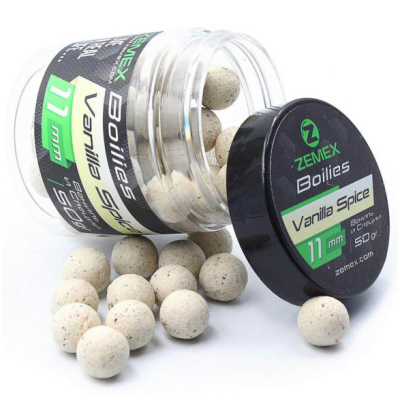 Бойлы тонущие ZEMEX Vanilla Spice, 11 мм, 50 гр