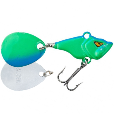 Тейл-спиннер Balzer Shirasu Colonel Spin Buddy UV 36мм 21гр. металл цв. Blue Melon (13661 218)