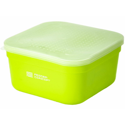 Коробка рыболовная для наживки с крышкой Feeder Concept Feeder Bait Box р.L