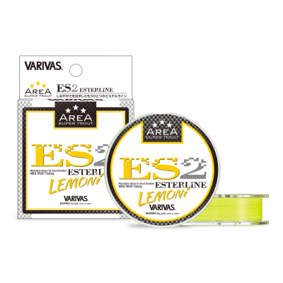 Леска Varivas Super Trout Area ES2 Ester Lemoni 80m #0.25 1.42LB