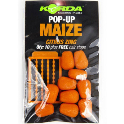 Имитационная приманка Korda Maize Pop Up Citrus Zing Orange всплывающая