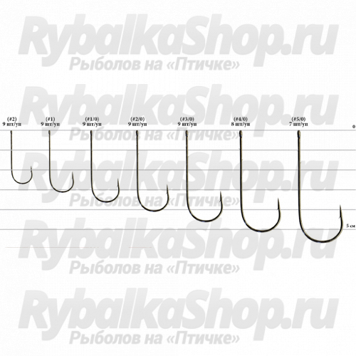 Крючок одинарный Decoy Worm 4 № 1
