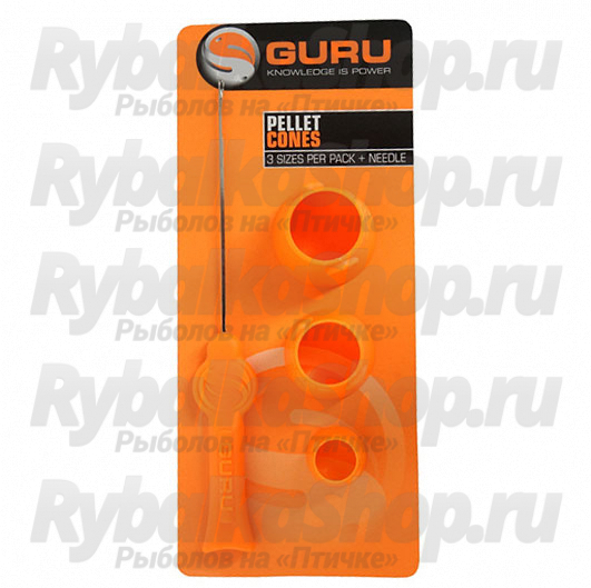 Игла для насадки Guru Speedmesh Needle + конусы для пеллетса Pellet Cones GPC