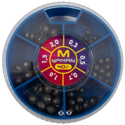 Набор грузил "ЯМАН" "M" 40 г, 0,3-2,0 гр.