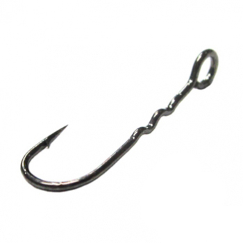 Одинарный крючок Crazy Fish Round Bent Fixative Shank RBFS-10 15шт