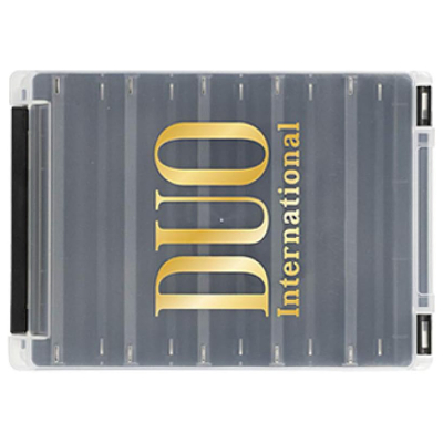 Коробка для приманок DUO Revers Lure Case 140 #Pearl Black/Gold Logo