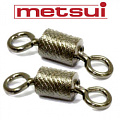 Metsui Rolling Swivel X-Pattern Round Eye Metsui Rolling Swivel X-Pattern Round Eye