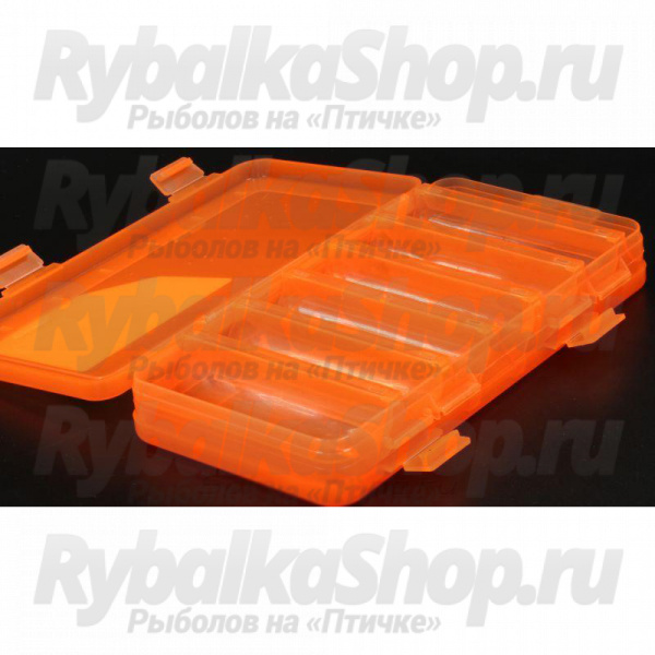 Коробка для воблеров и балансиров Три кита ВБ-2 красная 2-х стор.(6+6отд.)(230х125х35мм)