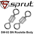 Sprut SW-03 BN Roulette Body Rolling Swivel Sprut SW-03 BN Roulette Body Rolling Swivel