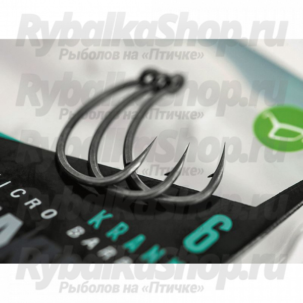 Крючок Korda Kamakura Krank №2 с бородкой 10шт
