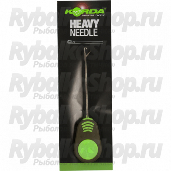 Игла для бойлов Korda Heavy Latch Needle Green Handle KBNH