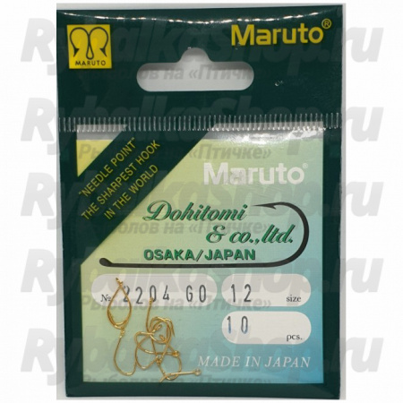 Крючки Maruto 2204 Go №04 (10шт/уп)