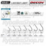 Крючки Decoy KR-21 Black Nickeled #4