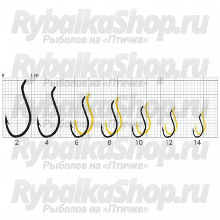 Крючки Cobra ALLROUND сер. CA114 разм. 010 10шт.