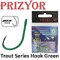 Prizyor Trout Series Hook Green BKK 8001 Prizyor Trout Series Hook Green BKK 8001