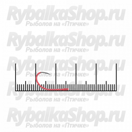 Крючок Prizyor Trout series hook №8 Red uv