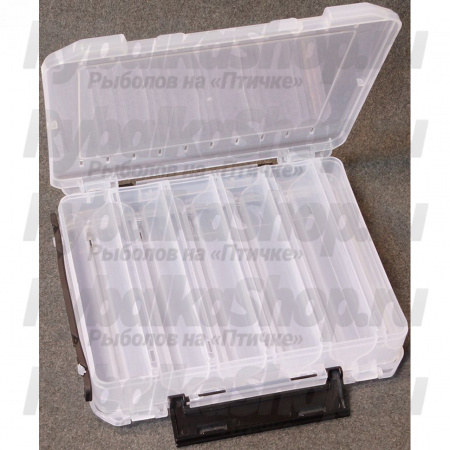 Коробка для воблеров Kosadaka TB-S31C-OR, 20*17.5*5см, двухсторонняя, оранжевая