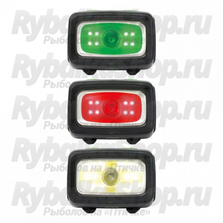 Фонарь налобный трехцветный Carp Pro WRG (GM17036)