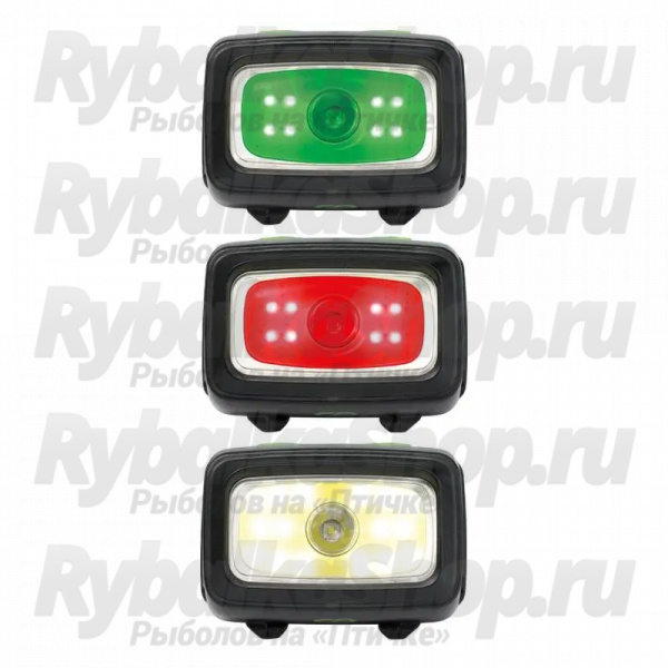 Фонарь налобный трехцветный Carp Pro WRG (GM17036)