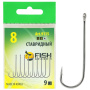 Крючок Fish Season (Ставридный) с ушком, №6, покрытие Ni (8 шт)