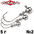 Джиг-головка Mikado Abeerdeen BN крючок №2 Джиг-головка Mikado Abeerdeen BN крючок №2