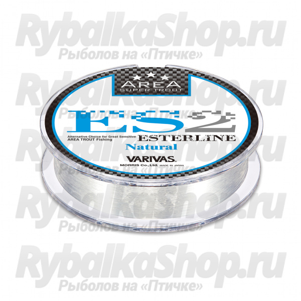 Леска Varivas Super Trout Area ES2 Ester Natural 80m #0.25 1.42LB