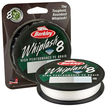 Плетеный шнур Berkley Whiplash8 Crystal 300m 0.06mm