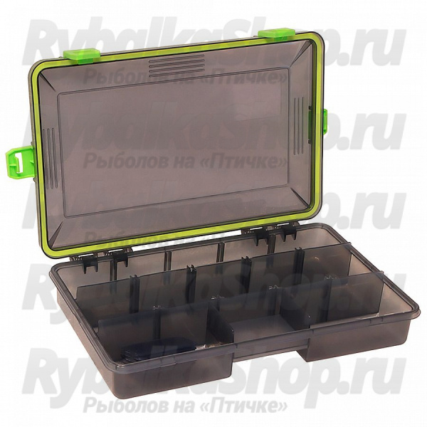 Коробка для приманок Kosadaka TB-S33B-SMK, 28*18*5см, герметичная, дымчатая