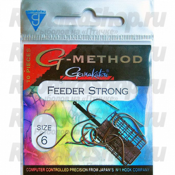Крючок Gamakatsu G-Method Feeder Strong B №4 (10шт.)