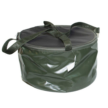 Ёмкость для прикормки с крышкой Fisherman Ф34тк (d=27, v=10 литров)