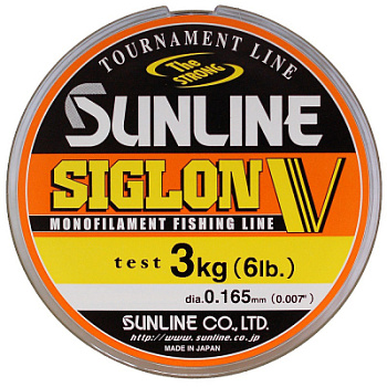 Леска монофильная Sunline Siglon V 100m #0.15 0.063mm