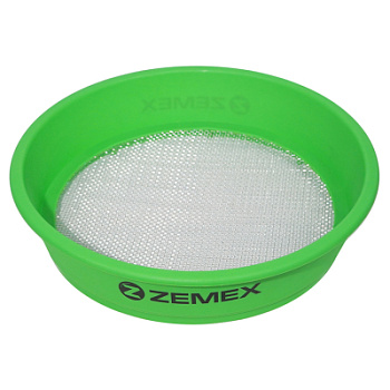 Сито пластиковое Zemex с металлической сеткой 3 мм, цвет зелёный