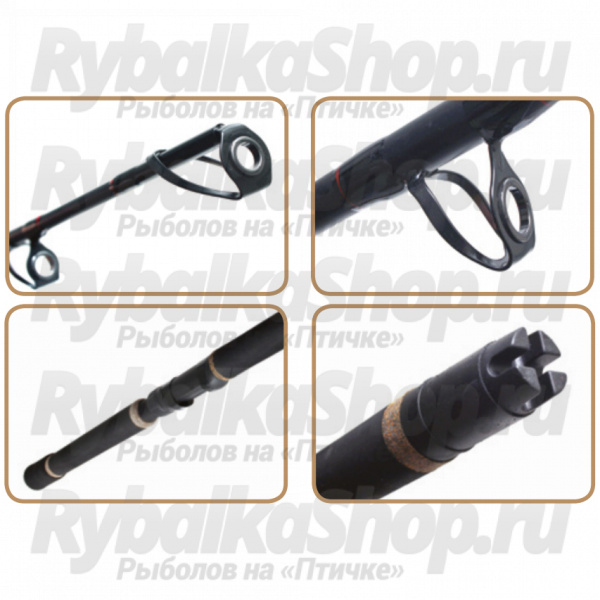 Удилище троллинговое Stinger Elfish BoatSpecial 602XXH 1,80m 200-800gr