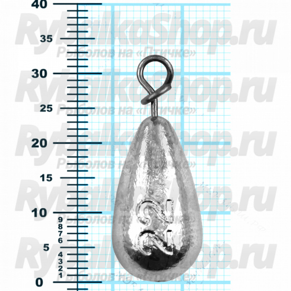 Груз Призёр "Колокол" с быстросъемной застежкой 22 гр, 3 шт/упак