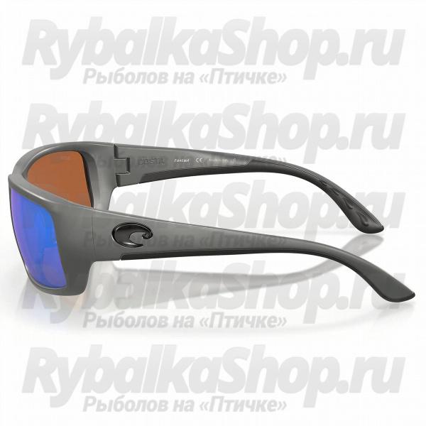 Очки поляризационные Costa Fantail 580 P (Matte Gray / Green Mirror, Medium)