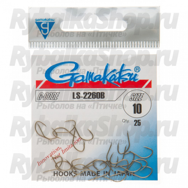 Крючок Gamakatsu Hook LS-2260B (Brown) №06