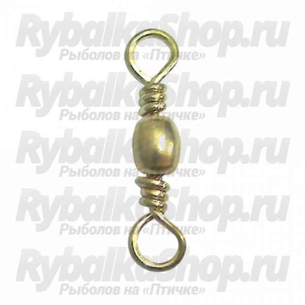 Вертлюги Lucky John Barrel Swivel Brass 022 10шт.
