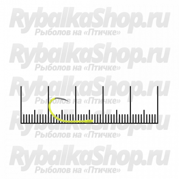 Крючок Prizyor Trout series hook №8 Yellow uv