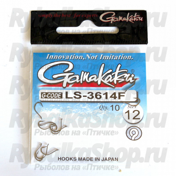 Крючок Gamakatsu LS-3614F  N/L №4 (8шт.)