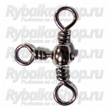 Вертлюги трехсторонние Lucky John Pro Series Crossline Swivel 006 7шт.
