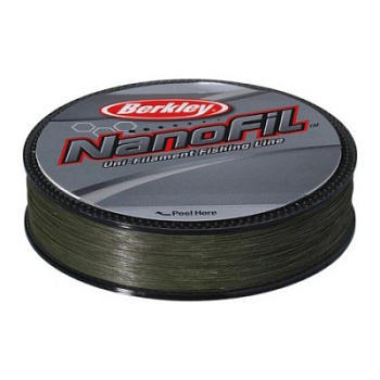 Шнур плетеный Berkley NanoFil Lo-Vis Green 125m 0,17_ 0.1832mm  9.723kg