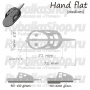 Кормушка ORANGE Hand Flat Method с вертлюгом № 4, 70 гр., в уп. 1 шт.