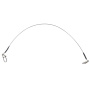 Поводок TITANIUM 1x1 верт. бочка №6 застёжка Duo-Lock №1 30cm 9кг 0.35mm 3шт